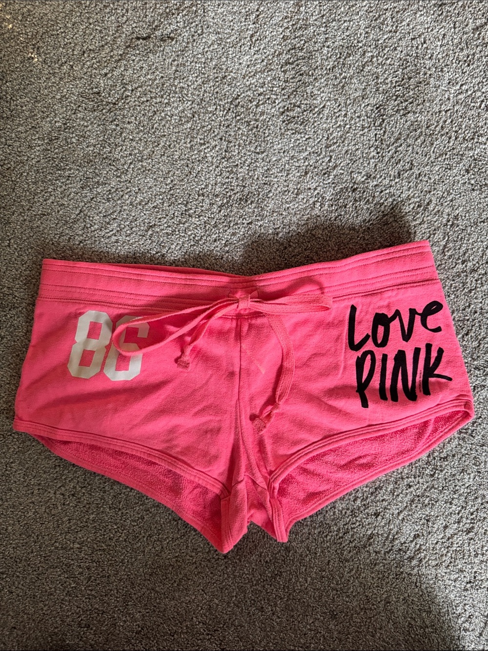 Victoria's Secret PINK logo lounge shorts